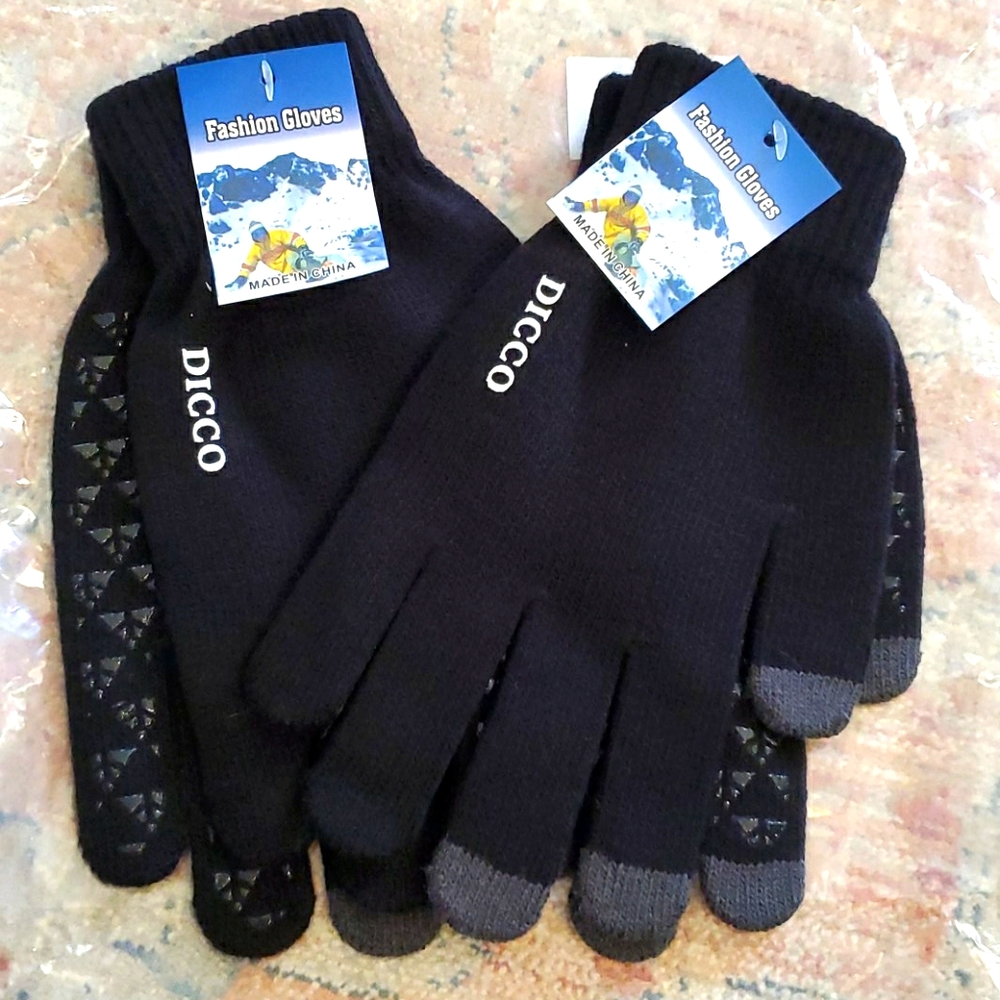 Black gloves
